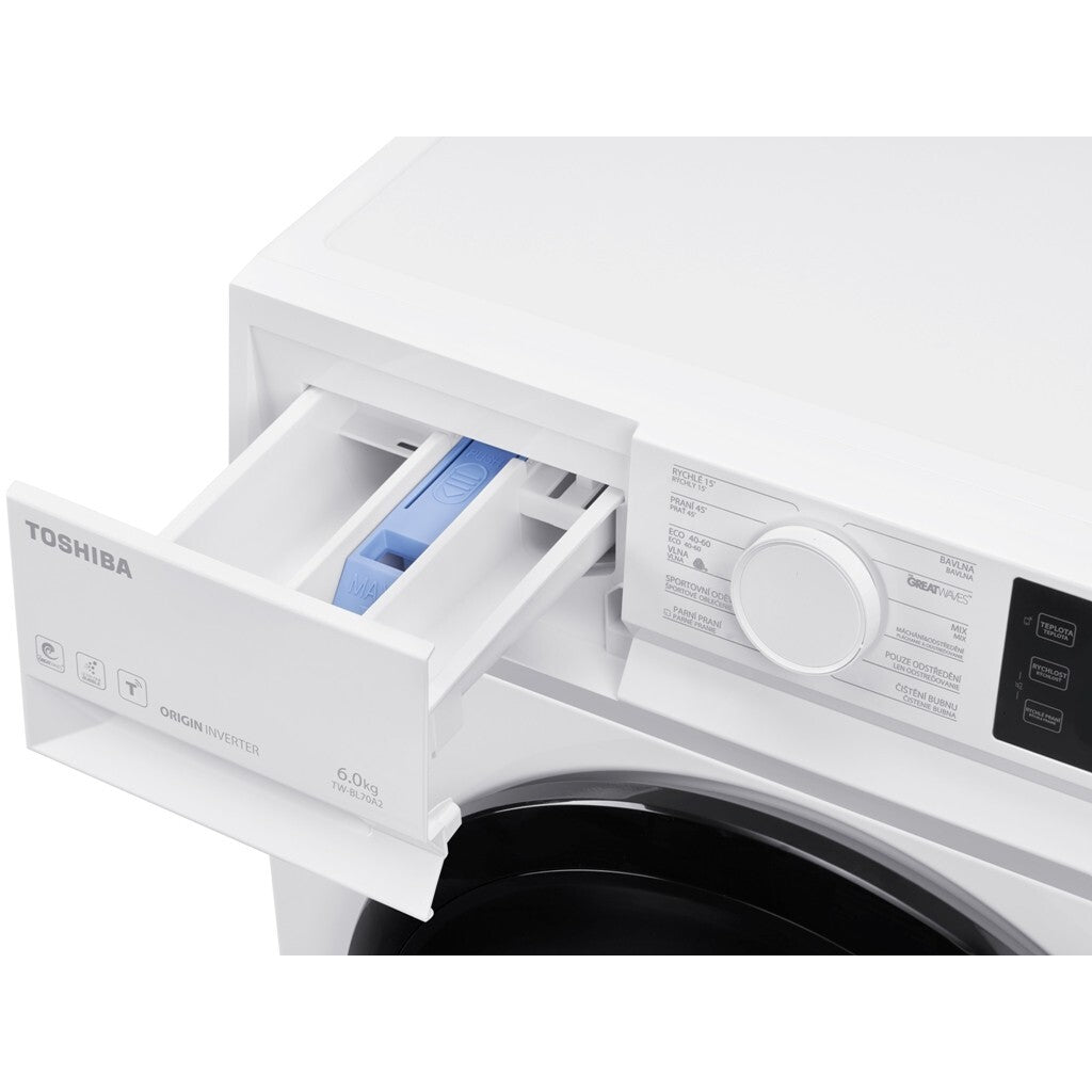 Práčka s předným plnením Toshiba TW-BL70A2CZ(WK) VADA VZHĽADU, OD