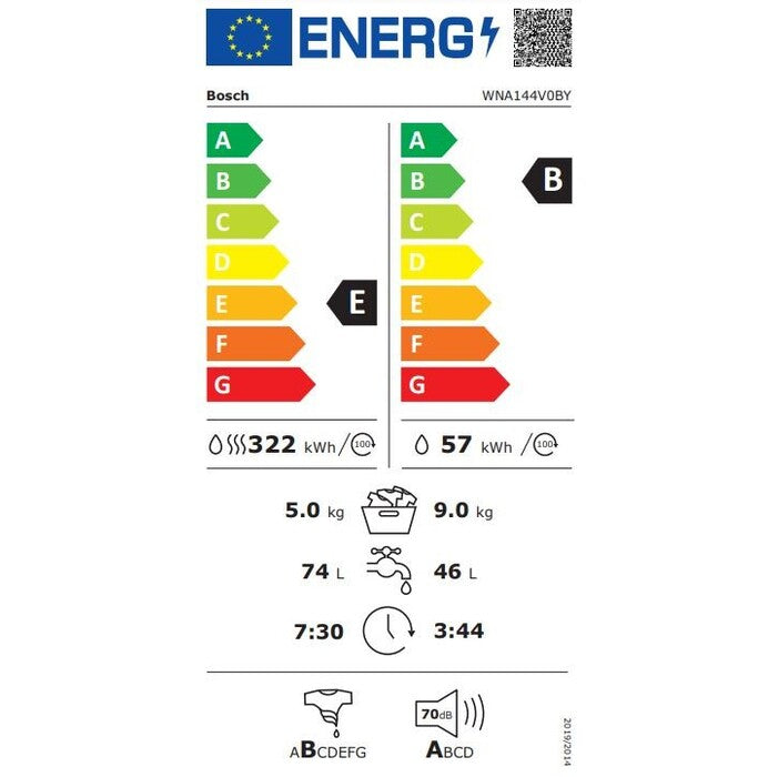 Práčka so sušičkou Bosch WNA144V0BY, 5/9 kg