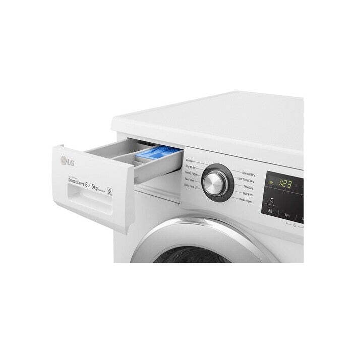 Práčka so sušičkou LG F48J3TM5W, A, 8/5 kg