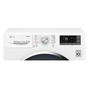 Práčka so sušičkou LG F72J7HG2W, B, 7/4 kg