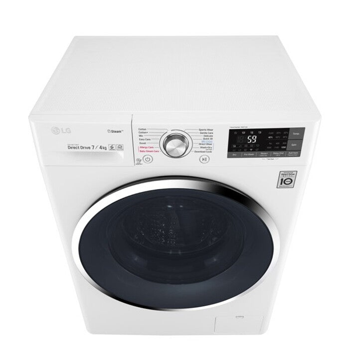 Práčka so sušičkou LG F72J7HG2W, B, 7/4 kg