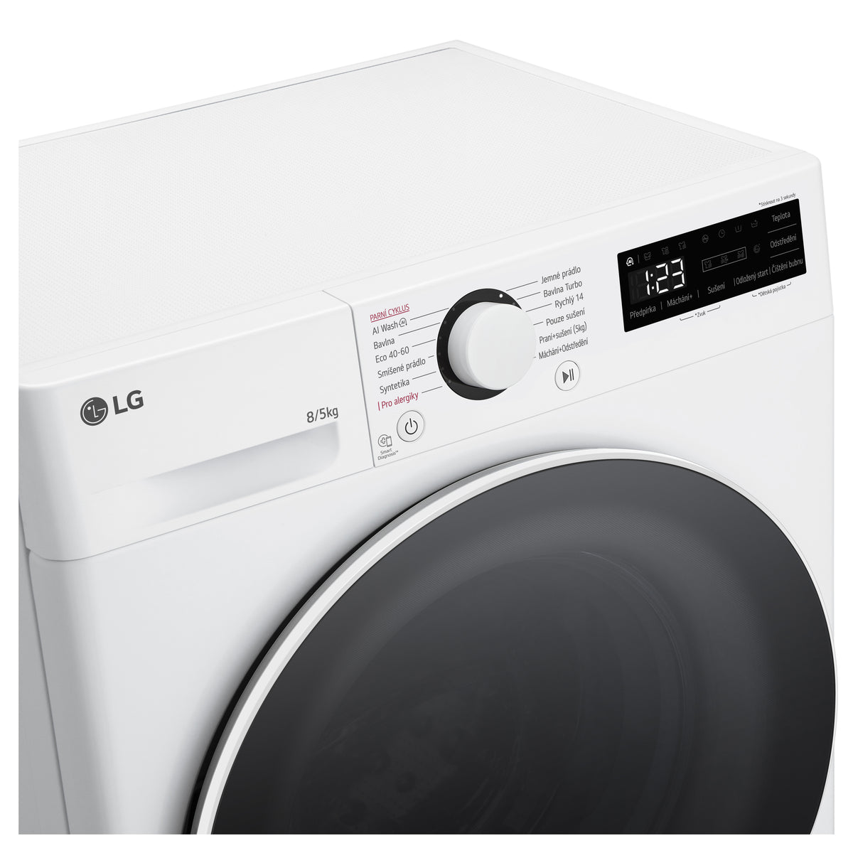 Práčka so sušičkou LG FCR5A85WW, A/E, 8/5kg