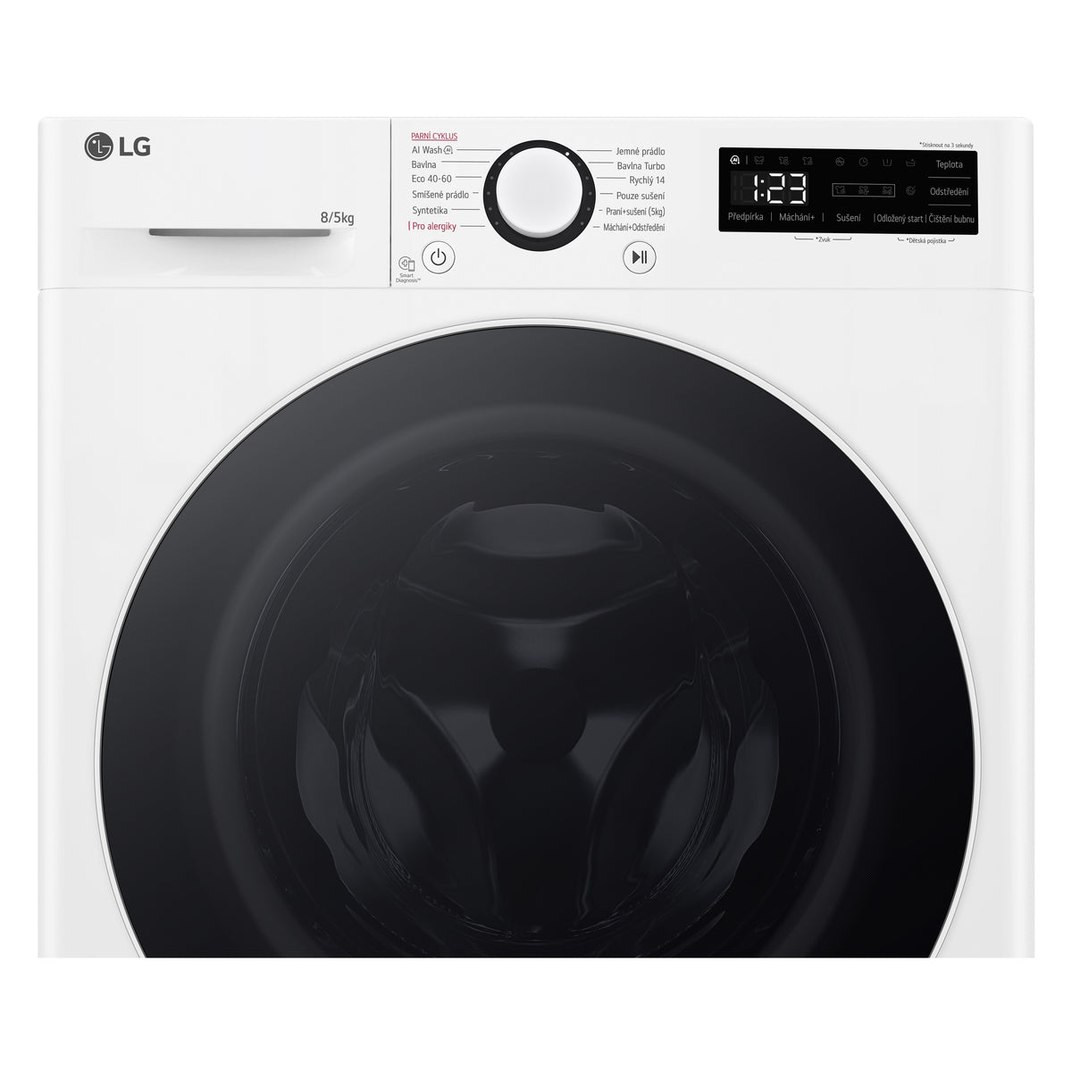 Práčka so sušičkou LG FCR5A85WW, A/E, 8/5kg