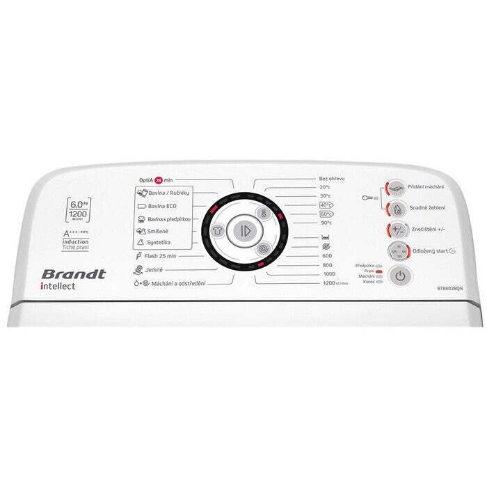 Práčka vrchom plnená Brandt BT8602BQN, B, 6 kg