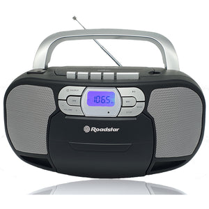 Prenosný stereo rádiomagnetofón Roadstar RCR-4635UMPBK ROZBALENÉ