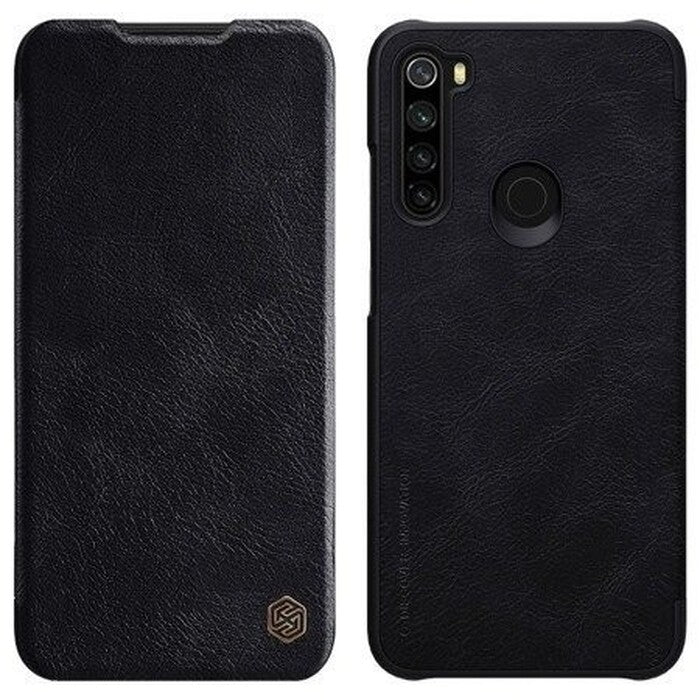Puzdro na Xiaomi Redmi Note 8, kožené, čierne