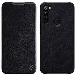 Puzdro na Xiaomi Redmi Note 8, kožené, čierne