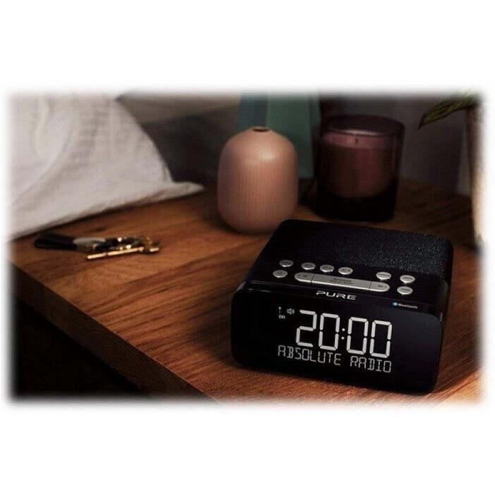 Rádiobudík s DAB +, FM a Bluetooth, PURE Siesta Rise S, grafit P