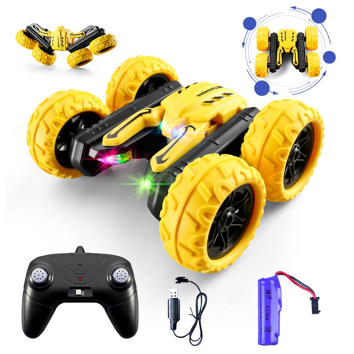 RC auto na diaľkové ovládanie Monster, 4x4, 360 °, žltá