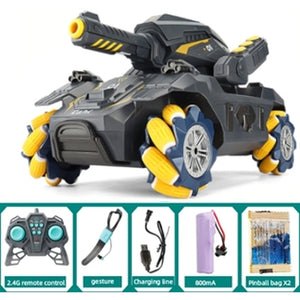RC tank na diaľkové ovládanie water bomb QST2303, žlté