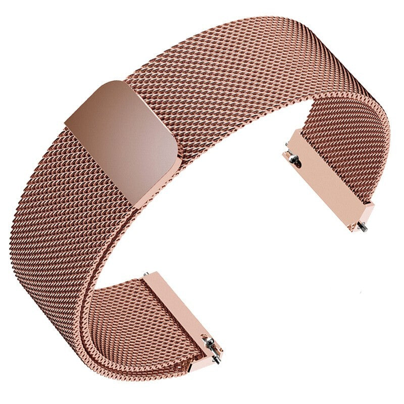 Remienok Deveroux, š. 22mm, WD16, oceľ. miláno, magnet,rose gold