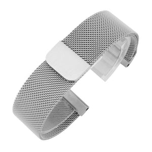 Remienok Deveroux, š. 18mm, WD16, oceľ. miláno, magnet, strieb