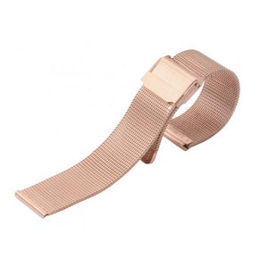 Remienok Deveroux, š.22mm, WD10, oceľ. miláno, easy ck,rose gold