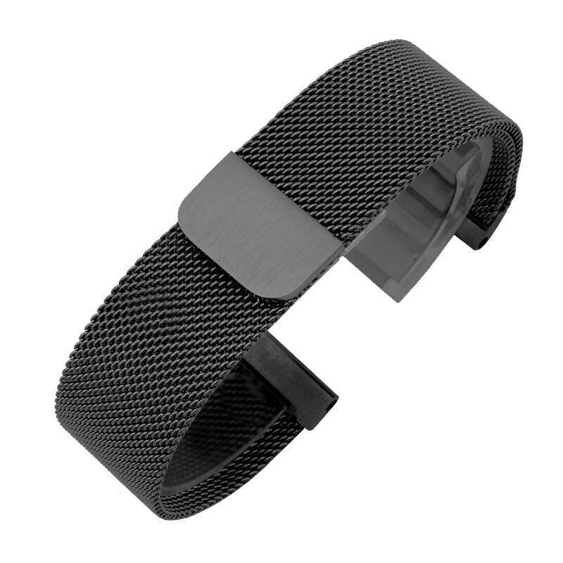 Remienok Deveroux, š. 22mm, WD16, oceľ. miláno, magnet, čierna