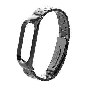 Remienok pre Xiaomi Mi Band 5 oceľ. čierna