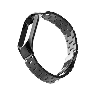 Remienok pre Xiaomi Mi Band 5 oceľ. čierna