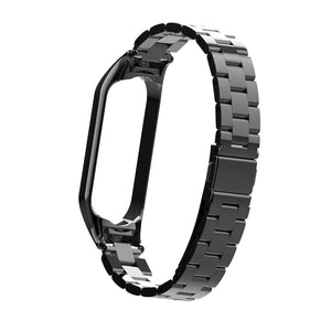 Remienok pre Xiaomi Mi Band 5 oceľ. čierna