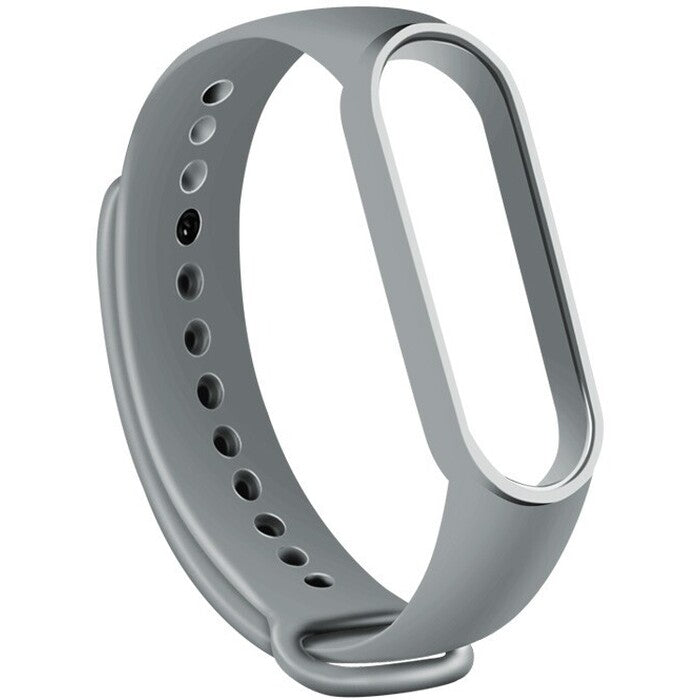 Remienok pre Xiaomi Mi Band 5, silikón, šedá