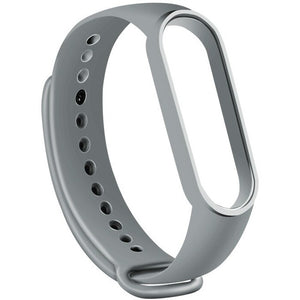 Remienok pre Xiaomi Mi Band 5, silikón, šedá