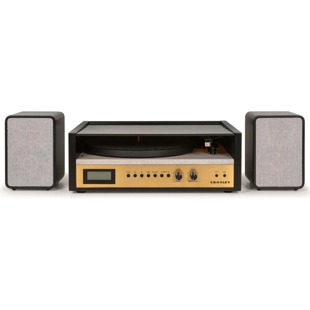 Retro gramofon Crosley Coda, černý