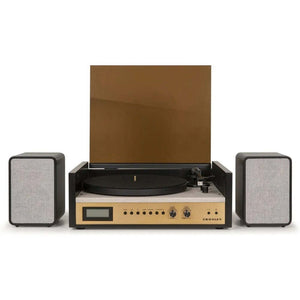 Retro gramofon Crosley Coda, černý VADA VZHĽADU, ODRENINY