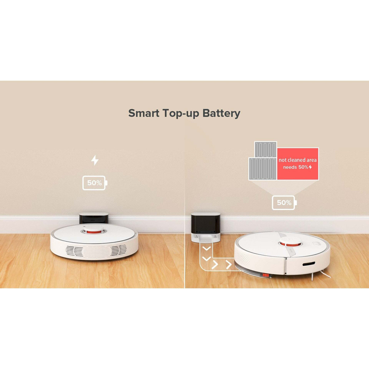 Robotický vysávač Roborock S6 Pure White