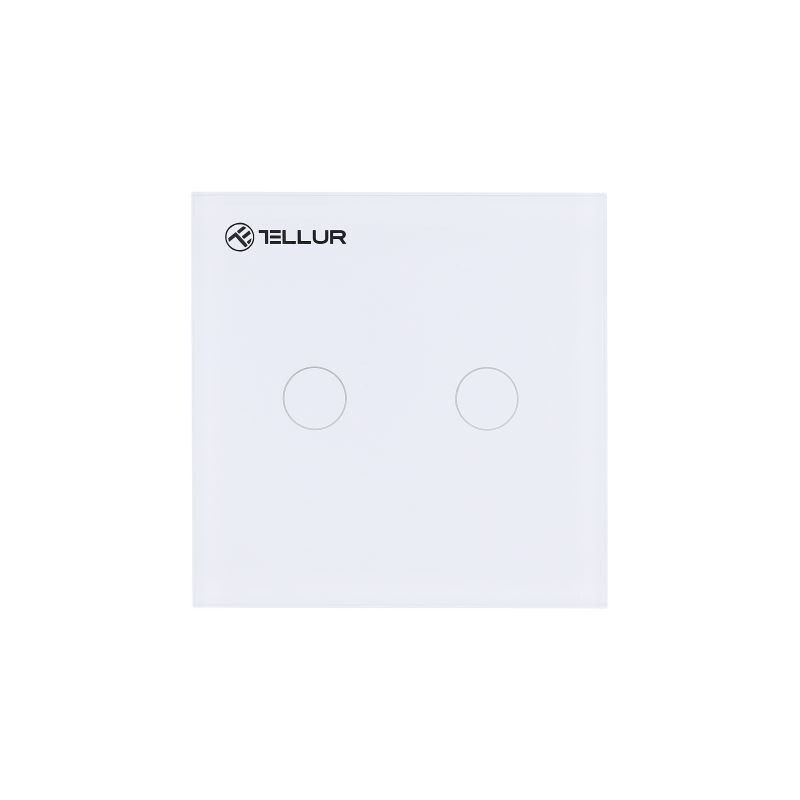 SMART spínač osvetlenia Tellur, 2xport, 1800 W, 10 A