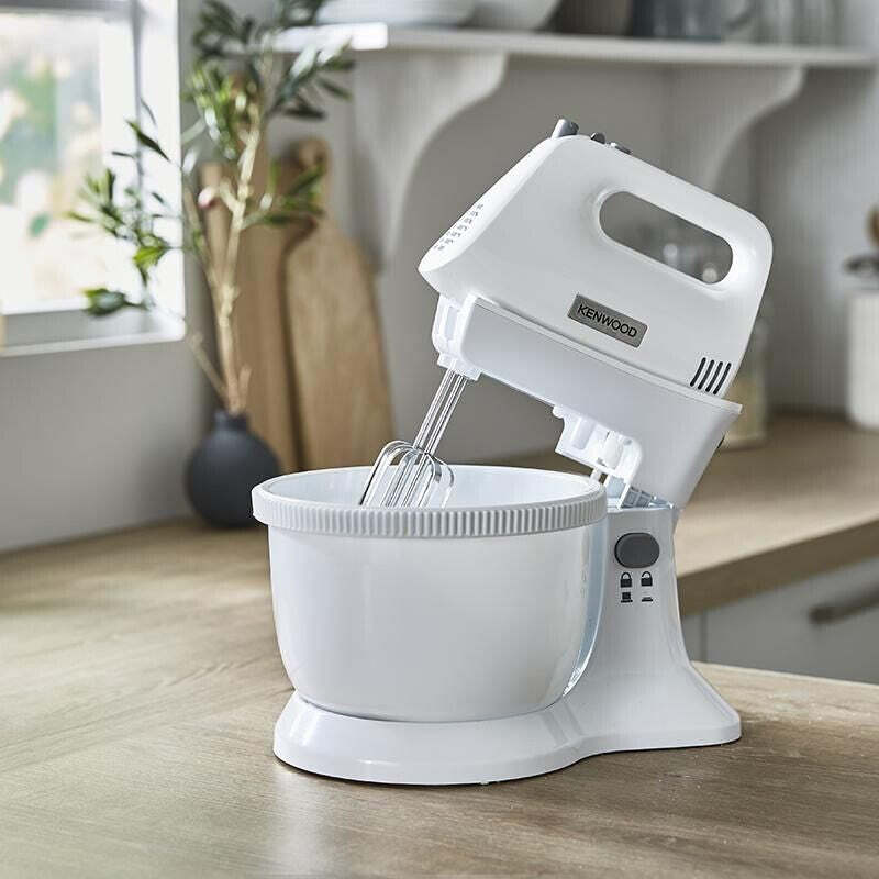 Ručný šľahač s misou Kenwood HMP32WH, 450W