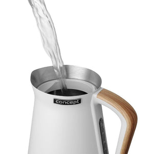 Rýchlovarná kanvica Concept Nordic RK3312, biela, 1,7l POŠKODENÝ