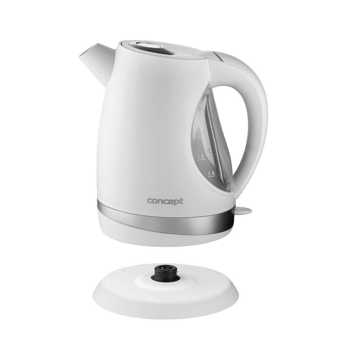 Rýchlovarná kanvica Concept RK2370, biela, 2l