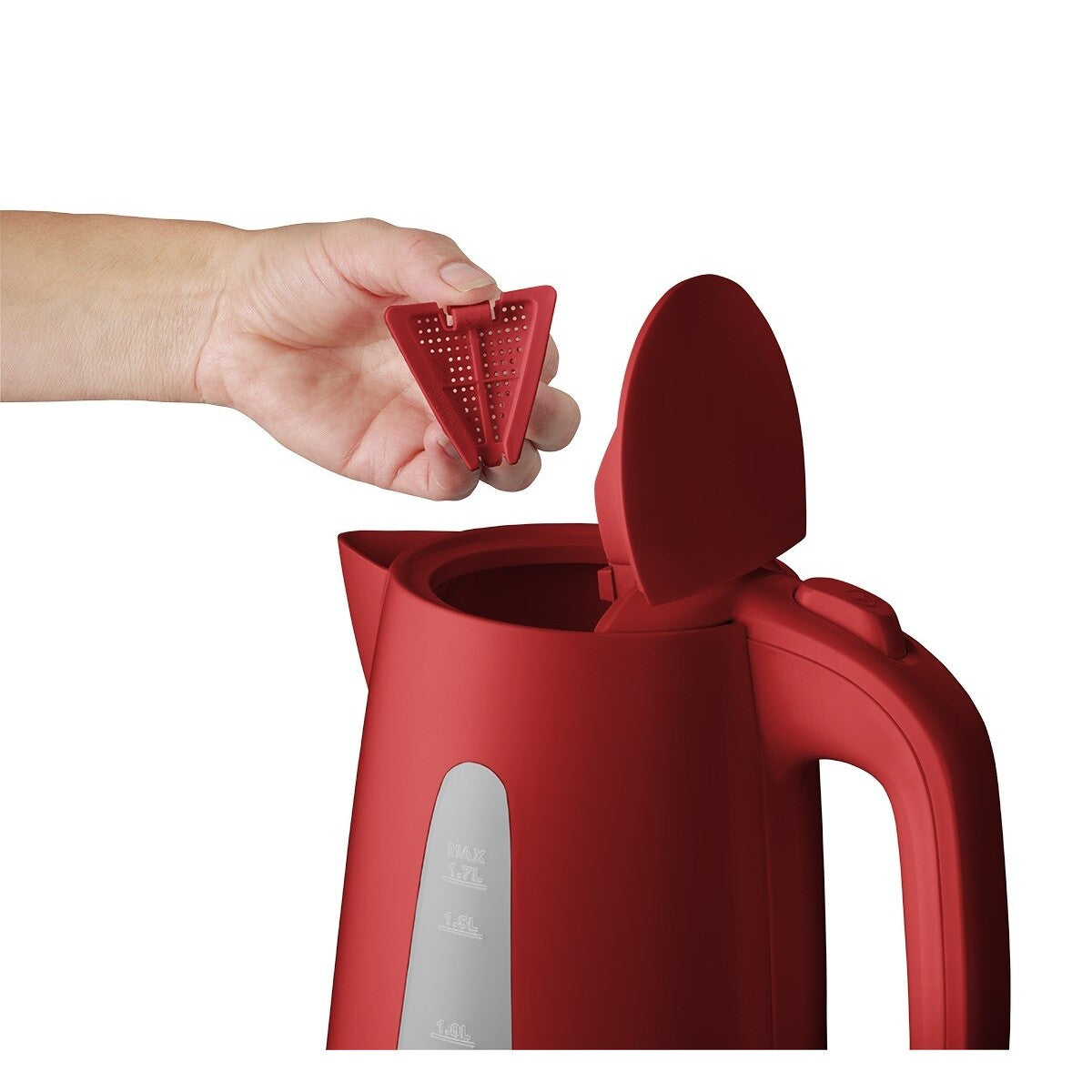 Rýchlovarná kanvica Concept RK2383, červená, 1,7 l
