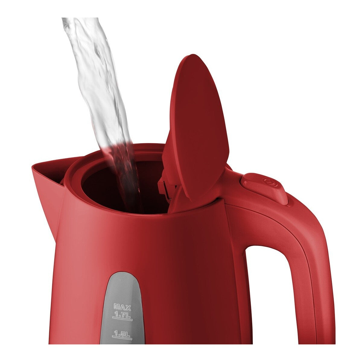 Rýchlovarná kanvica Concept RK2383, červená, 1,7 l