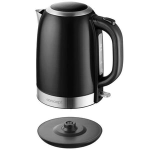 Rýchlovarná kanvica Concept RK3245, čierna/nerez, 1,7l