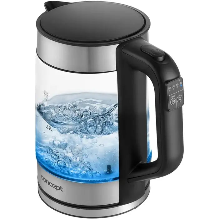 Rýchlovarná kanvica Concept RK4067, sklo, 1,7l