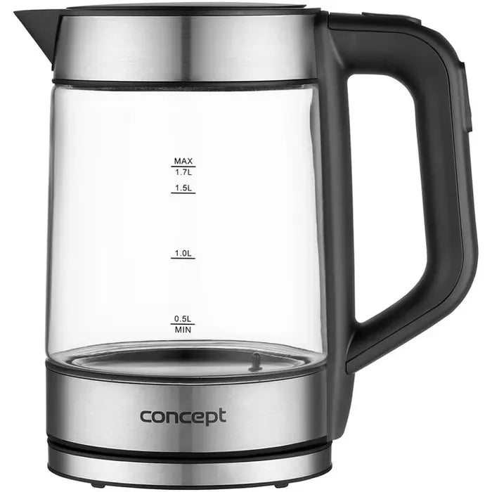 Rýchlovarná kanvica Concept RK4067, sklo, 1,7l