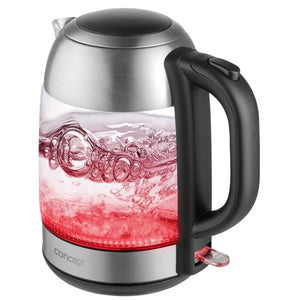 Rychlovarná kanvica Concept RK4080, sklo, 1,7l