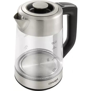Rychlovarná kanvica Concept RK4190, sklo, 1,7l