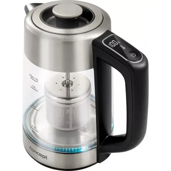Rychlovarná kanvica Concept RK4190, sklo, 1,7l