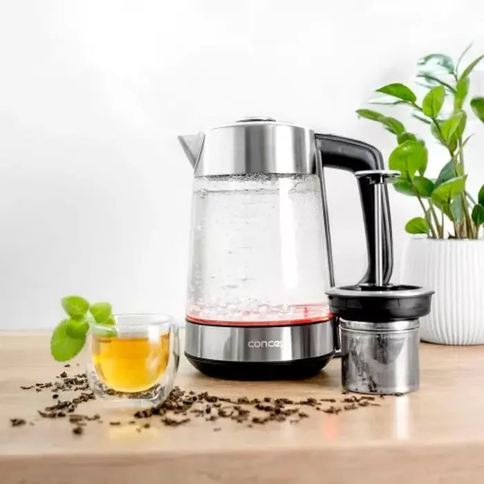 Rychlovarná kanvica Concept RK4190, sklo, 1,7l