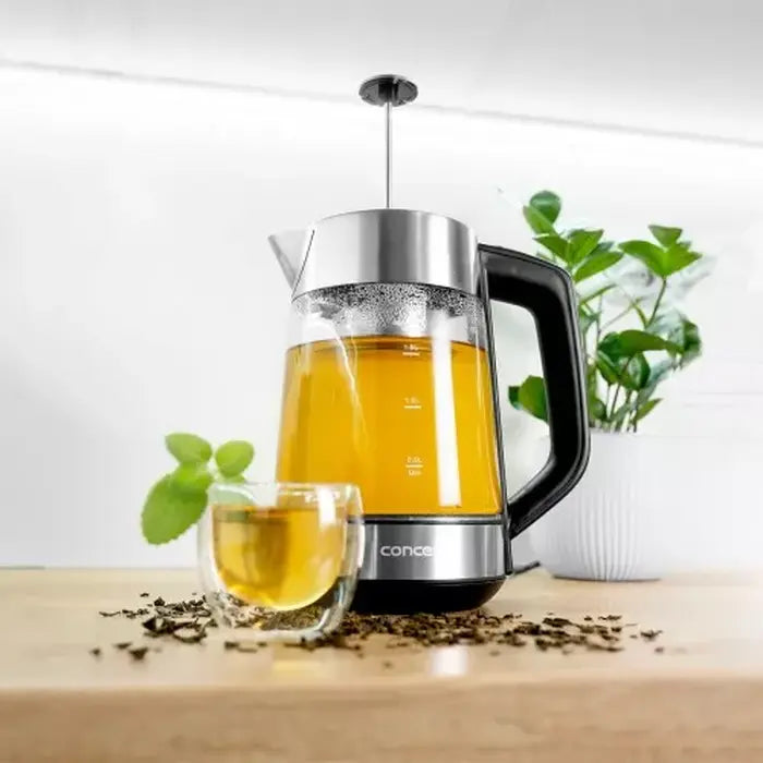 Rychlovarná kanvica Concept RK4190, sklo, 1,7l