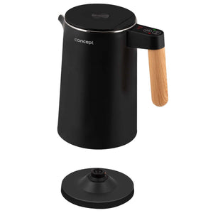 Rýchlovarná kanvica Concept Salt & Pepper RK3301, čierna, 1,5 l