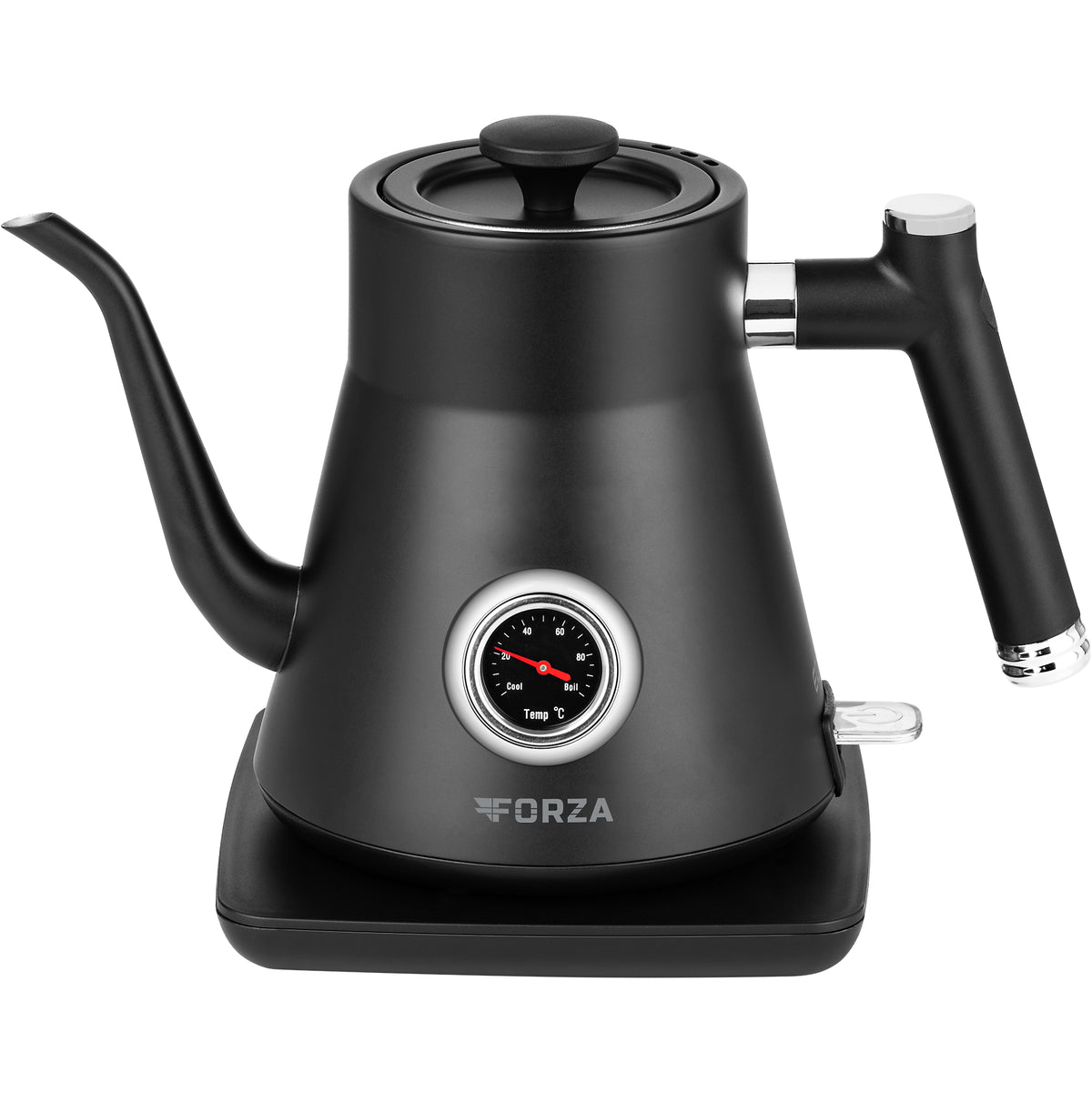 Rýchlovarná kanvica ECG Forza 5000 Pour over Nero, 0,8l