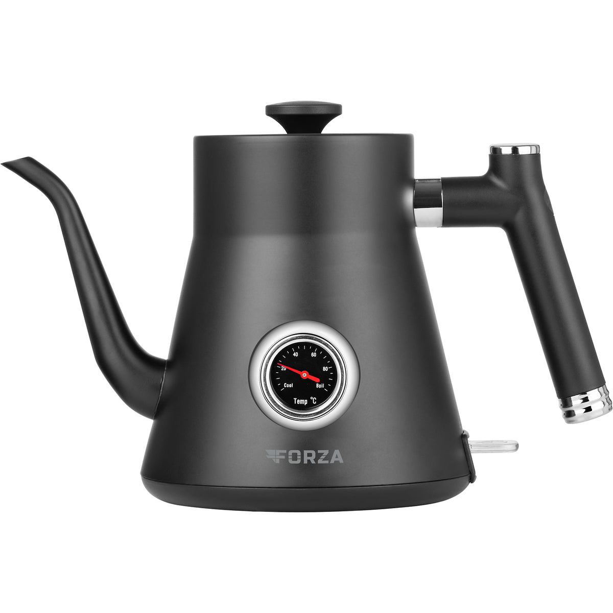 Rýchlovarná kanvica ECG Forza 5000 Pour over Nero, 0,8l