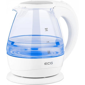 Rýchlovarná kanvica ECG RK 1520 Glass, biela, 1,5l