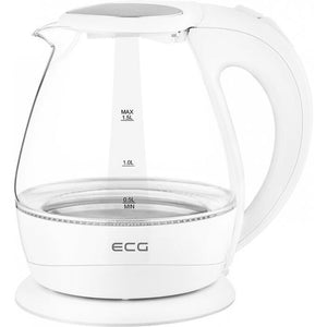 Rýchlovarná kanvica ECG RK 1520 Glass, biela, 1,5l