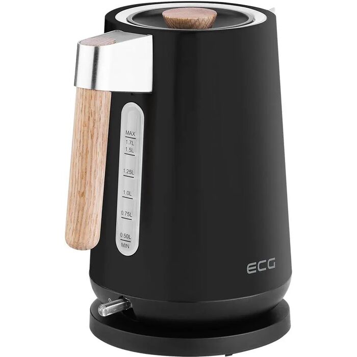 Rýchlovarná kanvica ECG RK 1768 Strix Timber Black, 1,7l