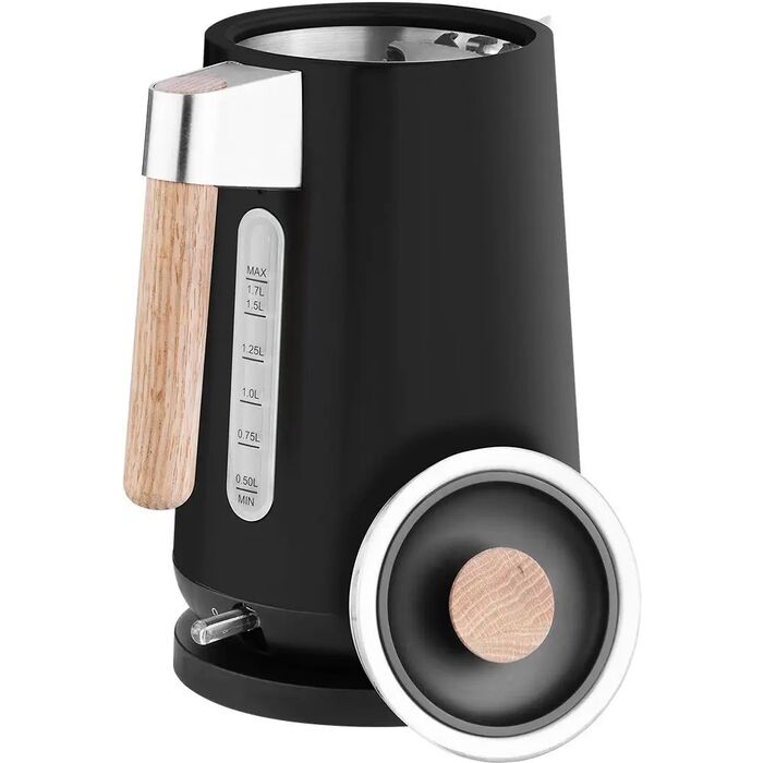 Rýchlovarná kanvica ECG RK 1768 Strix Timber Black, 1,7l
