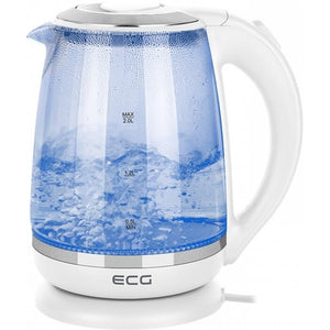 Rýchlovarná kanvica ECG RK 2020 White Glass, biela, 2l