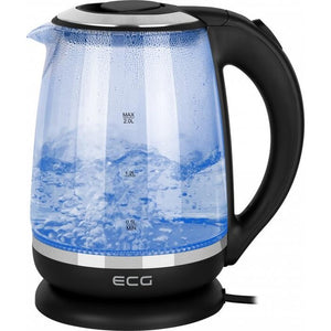 Rýchlovarná kanvica ECG RK 2080 Glass, čierna, 2l