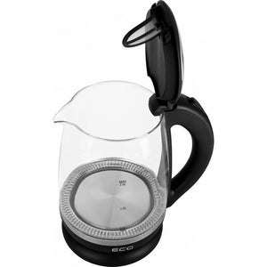 Rýchlovarná kanvica ECG RK 2080 Glass, čierna, 2l